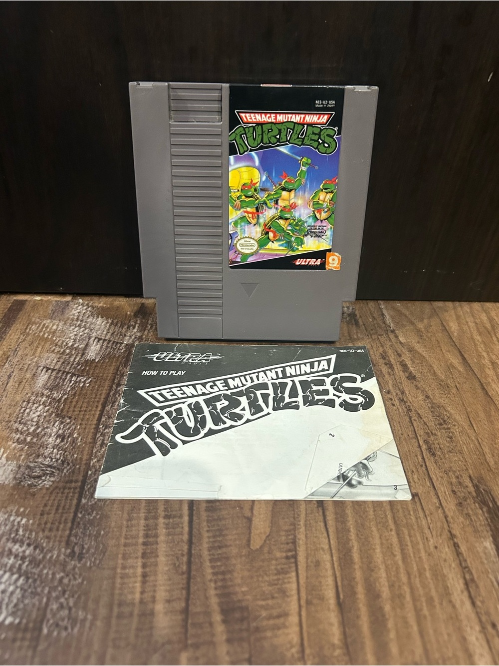 Teenage Mutant Ninja Turtles Nintendo NES With Manual